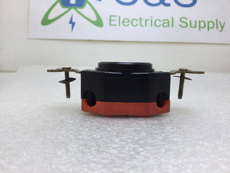 Leviton 70520FR 20 Amp 125V Grounding Female Receptacle Single Twist Lock