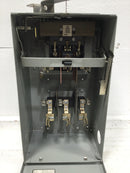 GE General Electric DE363R 100 Amp 3 Phase 600V Fusible Bus Plug Switch