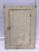 Bryant B24-40BSM/BFM 200 Amp 28 Space 120/240V Panel Door 20 1/4" x 14 1/2"