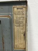 Bryant B24-40BSM/BFM 200 Amp 28 Space 120/240V Panel Door 20 1/4" x 14 1/2"