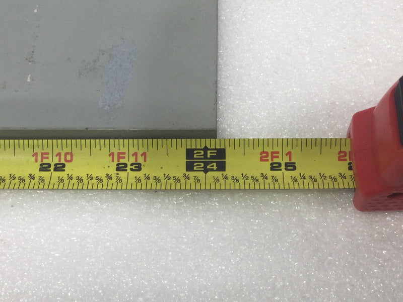 28 Space 120/240V Dead Front Only 24 1/4" x 6 1/2"