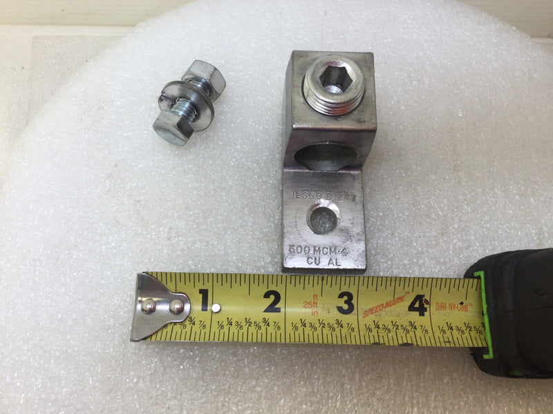 Ilsco D1247 Aluminum Mechanical Lug 1-Hole 1-Conductor/Wire 500MCM
