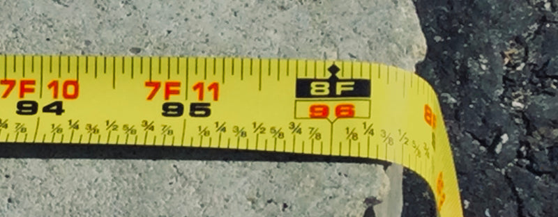 8 FT Cement Banjo Pedestal 96 3/8" x 14"