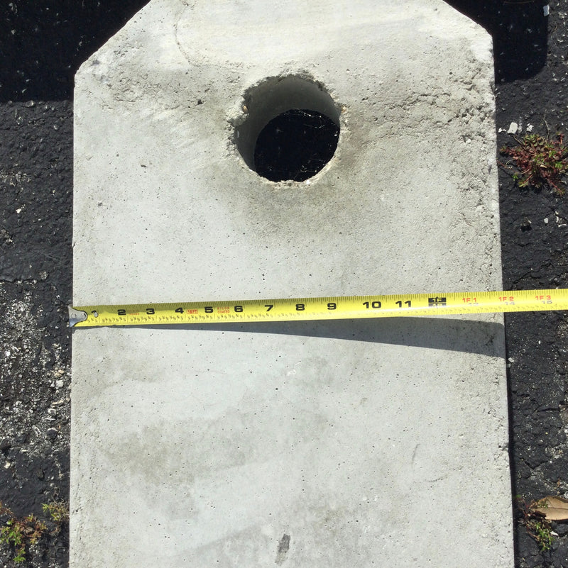 8 FT Cement Banjo Pedestal 96 3/8" x 14"