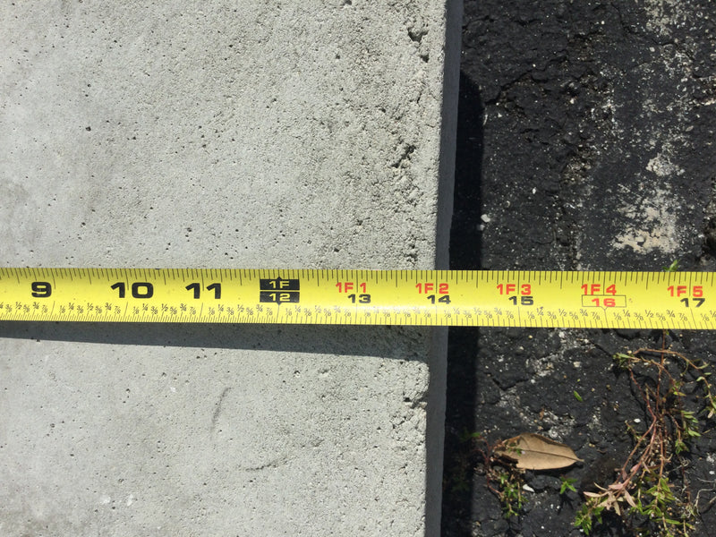 8 FT Cement Banjo Pedestal 96 3/8" x 14"