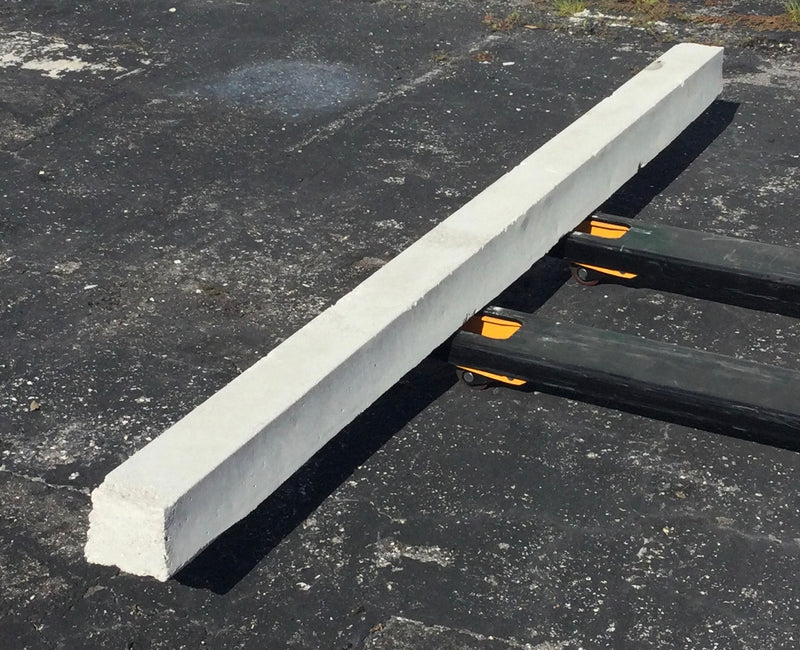 8 FT Cement Pedestal Slab 97" x 4 3/4"