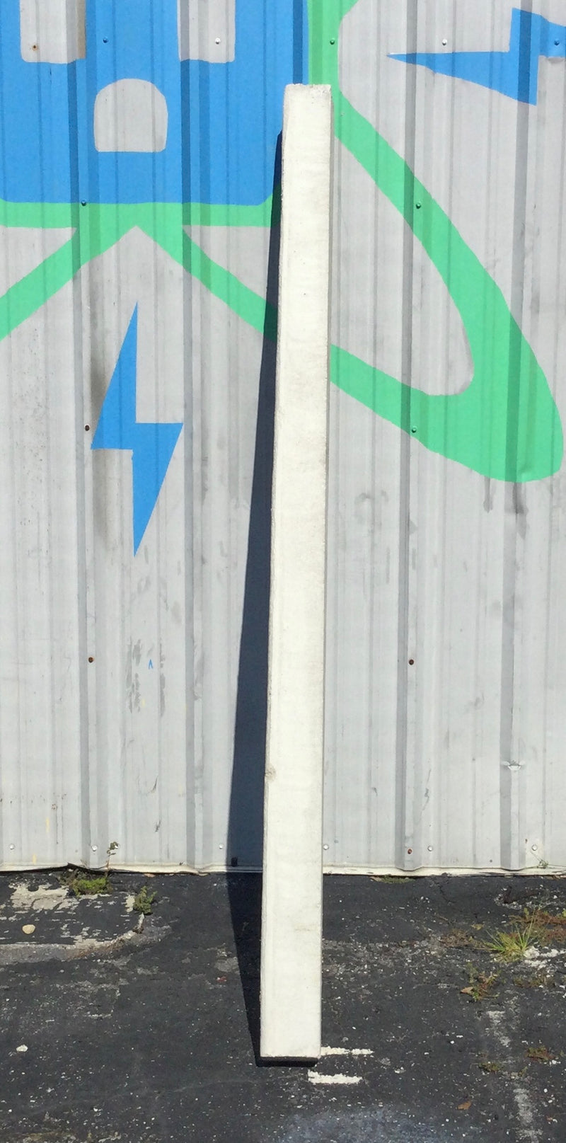 8 FT Cement Pedestal Slab 97" x 4 3/4"