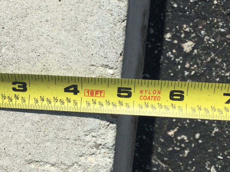 8 FT Cement Pedestal Slab 97" x 4 3/4"