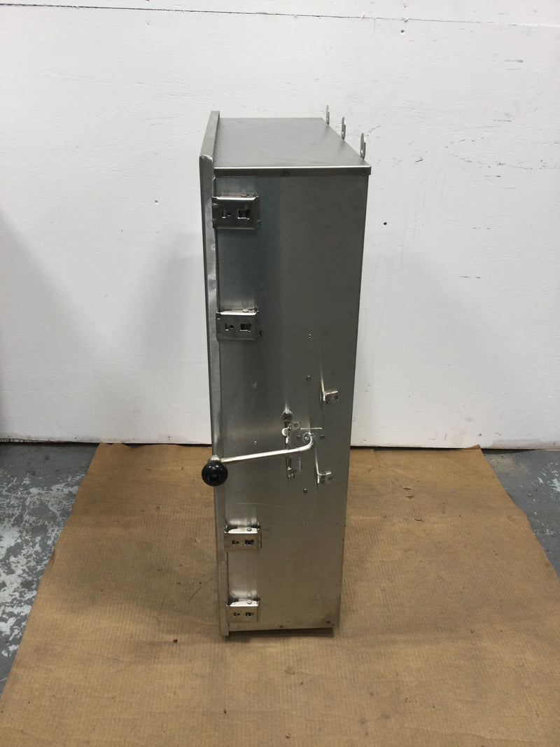 Square D 82345DS 400 Amp 3 Pole 600 VAC Double Throw Non-Fusible Stainless Steel Nema 4/4X Safety Switch