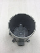 Carlon E971FBA 6" Round Concrete Floor Box with 2 3/4" and 2 1" Openings