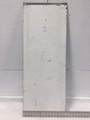 Square D Nema 3R Cover Panel Only 38" x 14 1/2"