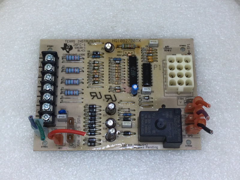 Texas Instruments HQ1082700TX Furnace Control Board