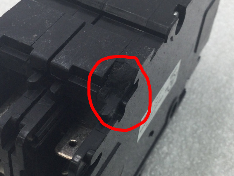 Zettler UEB1-70302BQDx 30 Amp 2 Pole 240V Breaker w/Lugs on Top - Cosmetic Flaw