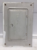 Square D QOC16 16 Space 120/240V Panel/Door Only 18 3/8" x 12 3/4" - Flawed