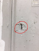 Square D QOC16 16 Space 120/240V Panel/Door Only 18 3/8" x 12 3/4" - Flawed