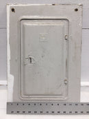 Square D QOC16 16 Space 120/240V Panel/Door Only 18 3/8" x 12 3/4" - Flawed