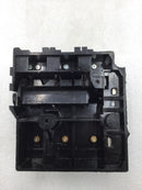 Square D D-322N 60 Amp 3 Pole 120/240V Fusible Safety Switch Guts Only 7" X 6"