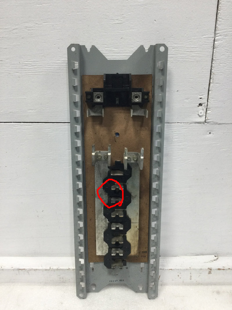 ITE EQC16MBA 125 Amp 16 Space 120/240V Load Center Guts Only 6" x 19"