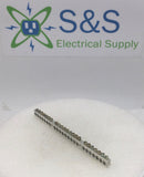 Square D NQOD-NEHB  4-14 AWG 24 Position Grounding Bar 7 7/8" x 1/2"