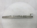 Square D 29 Position 4-14 AWG Grounding Bar w/End Lug 9 1/8" x 1 1/4"