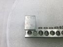 Square D 29 Position 4-14 AWG Grounding Bar w/End Lug 9 1/8" x 1 1/4"