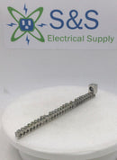 Square D 29 Position 4-14 AWG Grounding Bar w/End Lug 9 1/8" x 1 1/4"