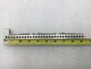 Square D 29 Position 4-14 AWG Grounding Bar w/End Lug 9 1/8" x 1 1/4"