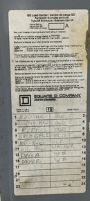 Square D 24 Space 120/240V Dead Front w/Main 20 1/2" x 14 1/8"