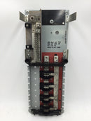 General Electric TLM1620 Main Breaker Type 200A Single Phase 20 Circuit Breaker Panel Interior Guts Only