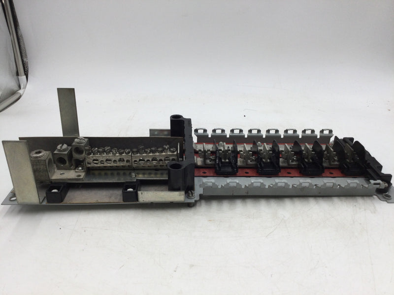 General Electric TLM1620 Main Breaker Type 200A Single Phase 20 Circuit Breaker Panel Interior Guts Only