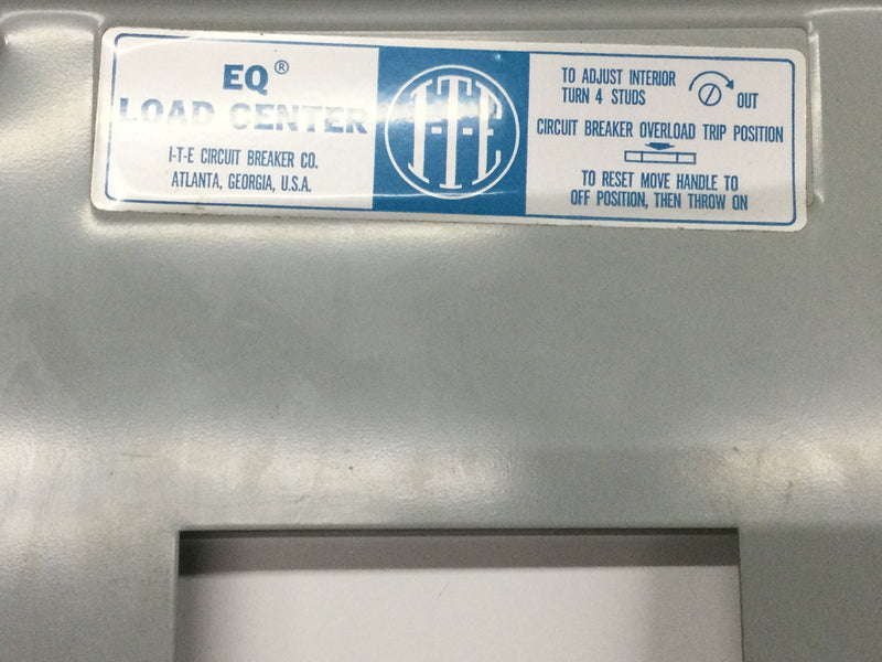 ITE /Imperial 200 Amp Main Breaker 120/240V Nema 1 Single Phase Indoor