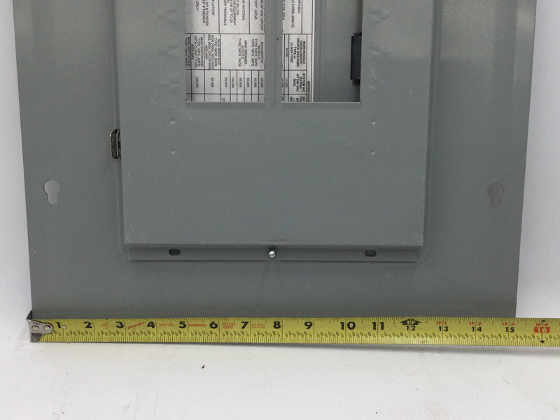 Eaton Cutler Hammer Type BR Nema 1 125 Amp 12/24 Space Load Center Panel Cover/Door Only 17 3/4" x 15 3/8"