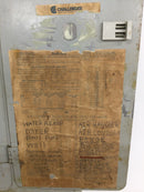 Challenger X200-3040C 200A 30 Space 120/240V Panel Door w/Main 33 1/8" x 15 1/2"