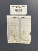 Zinsco Electric Panel Enclosure 25 1/4" x 15 1/4"