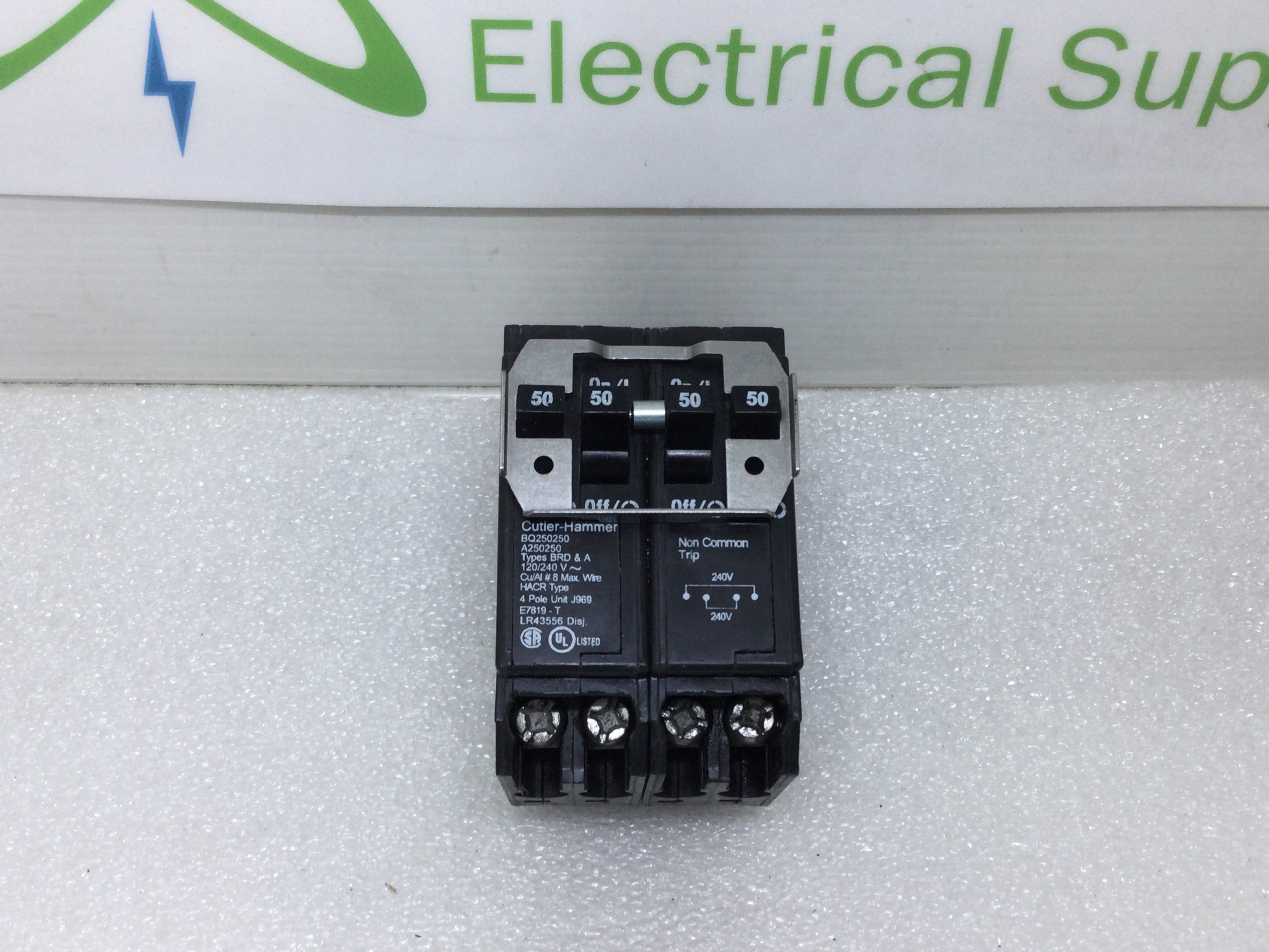 Eaton Cutler Hammer CH250GFT 2-Pole 50 Amp Ground Fault Breaker - 120/240V, Open Box