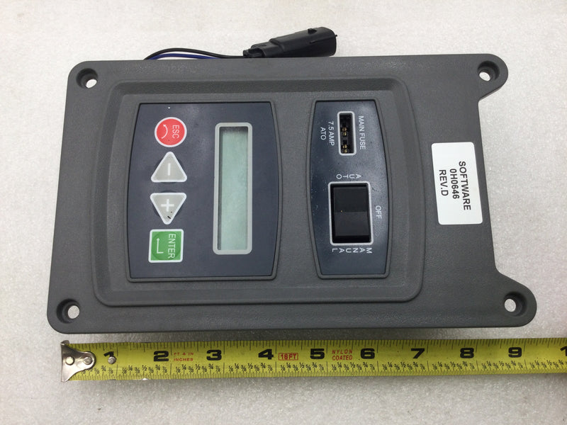 Generac 0H0646 7.5 Amp 1 Phase 120/240V Control Board 8 5/8 x 5 1/4"