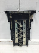 Square D HOM20M100RB 100 Amp 10 Space 120/240V Load Center Guts Only 9" X 14"
