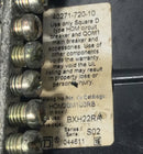 Square D HOM20M100RB 100 Amp 10 Space 120/240V Load Center Guts Only 9" X 14"