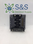 Square D QON12-24 125 Amp 6 Space 120/240 VAC Load Center Guts Only 7" X 7"