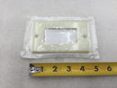 Leviton 80401-A Single Gang Decora Wall Device Plate in Almond