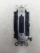 Leviton 5628-2W Single Pole Decora Switch w/Pilot Light 20 Amp 120 VAC in White