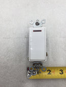 Leviton 5628-2W Single Pole Decora Switch w/Pilot Light 20 Amp 120 VAC in White