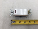 Leviton 5628-2W Single Pole Decora Switch w/Pilot Light 20 Amp 120 VAC in White