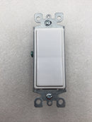 Leviton 5603-2W Decora Style 3-Way Rocker Switch in White 15 Amp 125 VAC