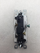 Leviton 5603-2W Decora Style 3-Way Rocker Switch in White 15 Amp 125 VAC