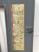 Square D HOMC40UC 200 Amp 40 Space 120/240V Panel/Door w/Main 40 1/2" x 15 1/2"