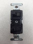 Circle F3221 Standard Combo Single Pole/3-Way Switch 15A 120/277 VAC in Brown