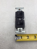 Circle F3221 Standard Combo Single Pole/3-Way Switch 15A 120/277 VAC in Brown