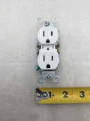 Pass & Seymour 3232TR-W Tamper Resistant Single Pole 15A 120V Duplex Receptacle