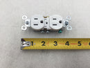Pass & Seymour 3232TR-W Tamper Resistant Single Pole 15A 120V Duplex Receptacle